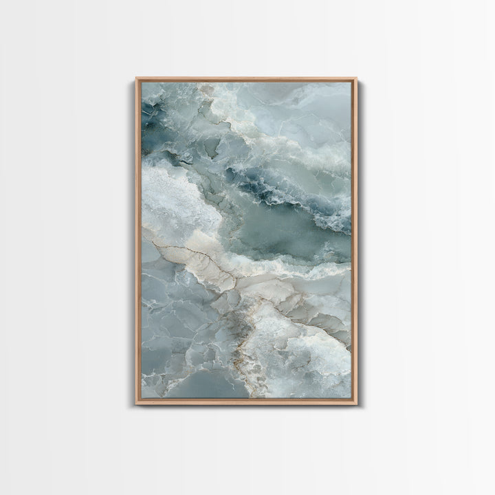 Abstract Marble Texture Canvas Print, Bathroom Art, Contemporary Art, Bathroom Decor, Abstract Art, Spa, Framed Wall Art, BAT-2x3-96