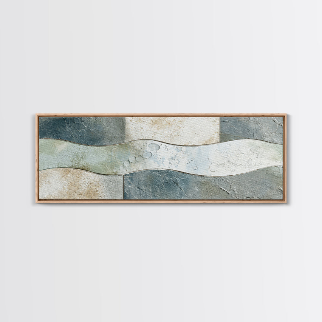 Clean Geometric Forms Canvas Print, Bathroom Art, Printable, Bathroom Decor, Spa, Bathroom Prints, Bathroom Wall Decor, BAT-3x1-13