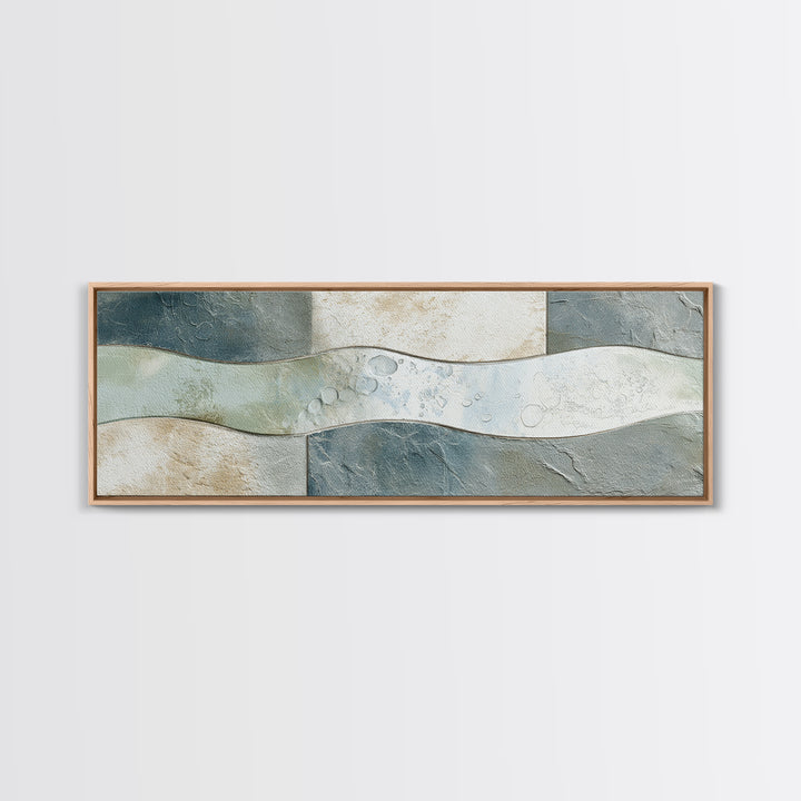Clean Geometric Forms Canvas Print, Bathroom Art, Printable, Bathroom Decor, Spa, Bathroom Prints, Bathroom Wall Decor, BAT-3x1-13