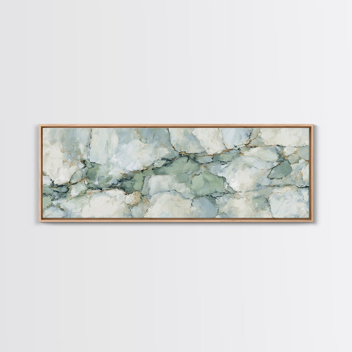 Abstract Marble Texture Framed Canvas Print, Bathroom Art, Halloween Art, Bathroom Decor, Abstract Art, Spa, Textured Painting, BAT-3x1-32
