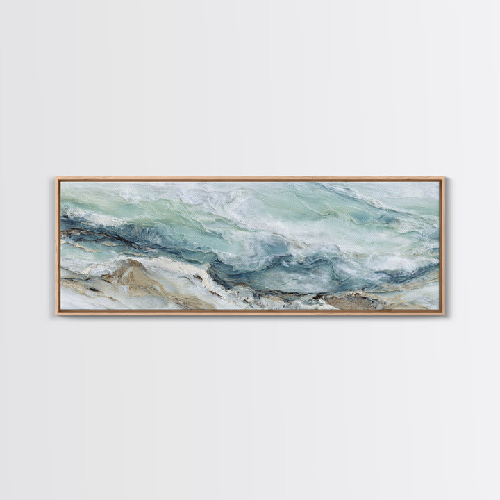 Abstract Marble Texture Canvas Print, Bathroom Art, Bathroom Accessories, Bathroom Decor, Abstract Art, Spa, Fine Art Print, BAT-3x1-8