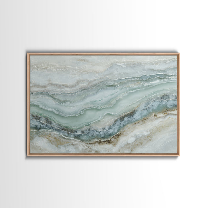 Abstract Marble Texture Framed Canvas Print, Bathroom Art, Halloween Art, Bathroom Decor, Abstract Art, Spa, Textured Painting, BAT-3x2-92