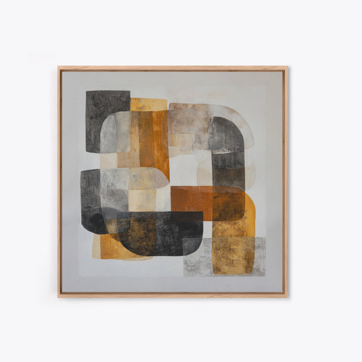 Abstract Charcoal Gestures on White Paper Canvas Print, Black and White Art, Photo Prints, Living Room Decor, Monochrome, BAW-1x1-100