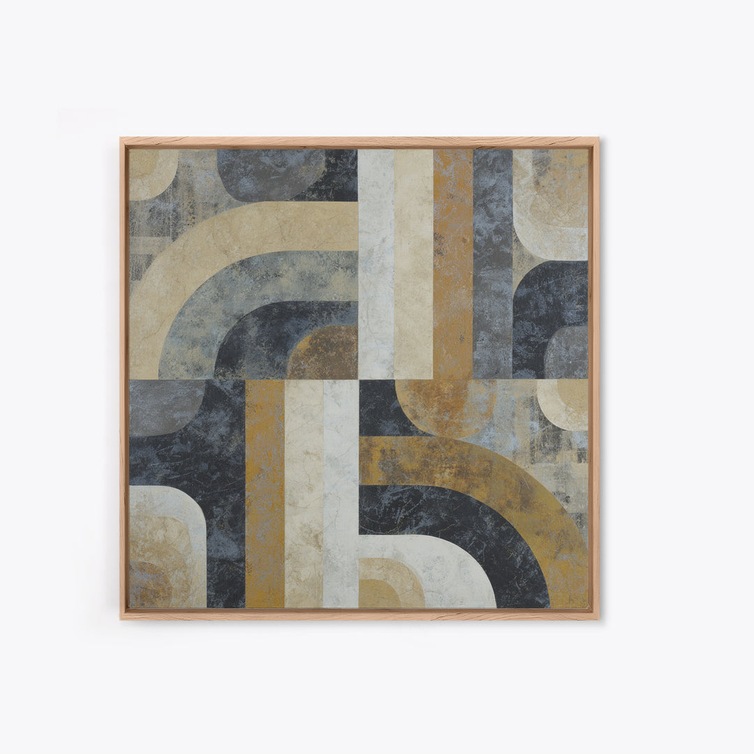 Abstract Marble Texture Framed Canvas Print, Black and White Art, Abstract Wall Art, Living Room Decor, Abstract Art, BAW-1x1-39