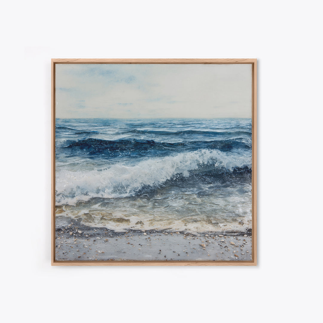 Stormy Ocean Wave Canvas Print, Black and White Art, Boho Decor, Living Room Decor, Fine Art, Monochrome, Halloween Decor, BAW-1x1-82