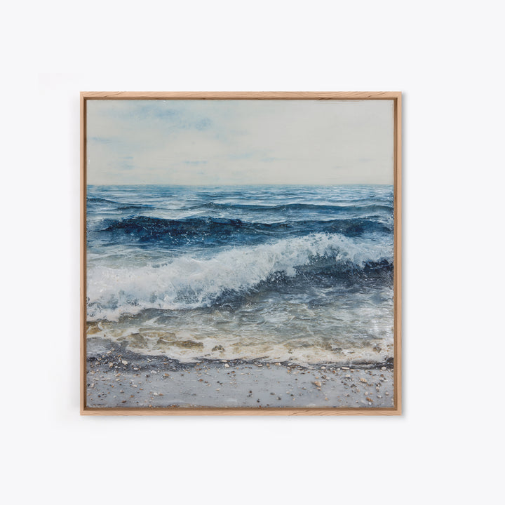 Stormy Ocean Wave Canvas Print, Black and White Art, Boho Decor, Living Room Decor, Fine Art, Monochrome, Halloween Decor, BAW-1x1-82