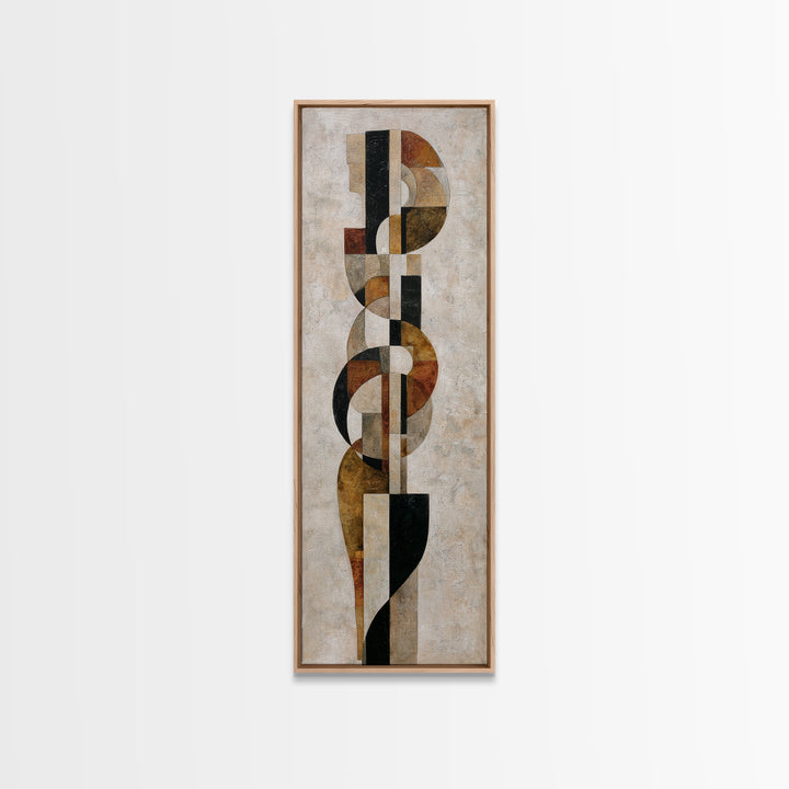 Monochrome Female Profile Canvas Print, Black and White Art, Printable, Living Room Decor, Abstract Art, Monochrome, BAW-1x3-85