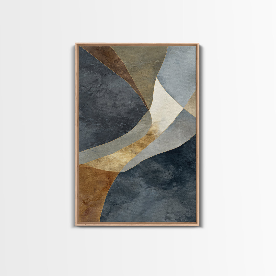Abstract Marble Texture Canvas Print, Black and White Art, Modern Art, Living Room Decor, Abstract Art, Monochrome, BAW-2x3-95