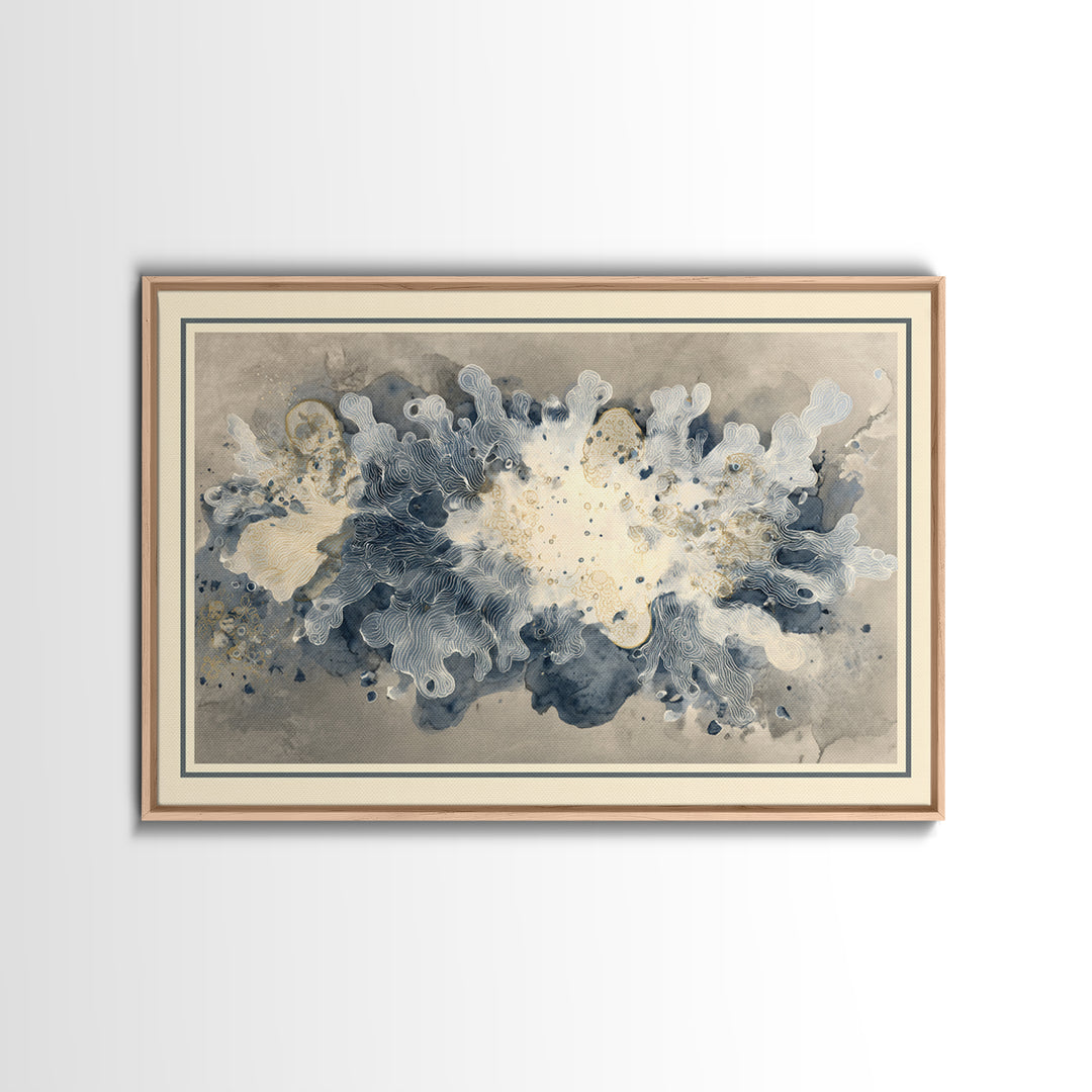 Minimal Face Pair Drawn Framed Canvas Print, Black and White Art, Large Wall Art, Living Room Decor, Fine Art, Monochrome, BAW-3x2-18