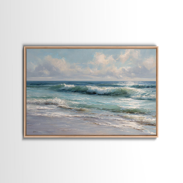 Stormy Ocean Wave Canvas Print, Black and White Art, Printable Art, Living Room Decor, Fine Art, Monochrome, Gallery Decor, BAW-3x2-38