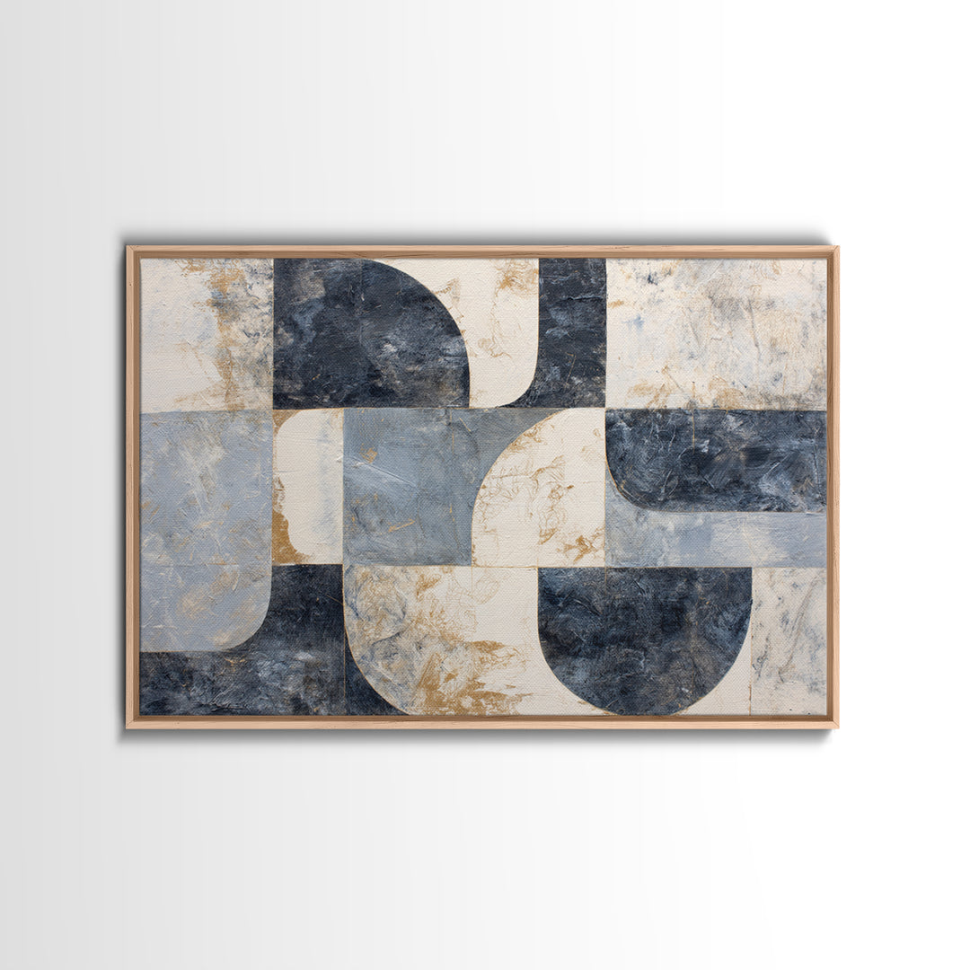 Abstract Marble Texture Canvas Print, Black and White Art, Digital Art, Living Room Decor, Abstract Art, Monochrome, BAW-3x2-67