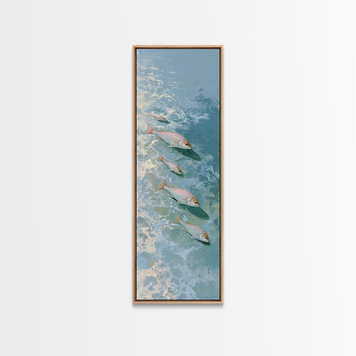 Coral Reef Fish Canvas Print, Beach Art, Fine Art Print, Coastal Decor, Fine Art, Shore, Wall Decor, Art Prints, Digital Art, BEA-1x3-94