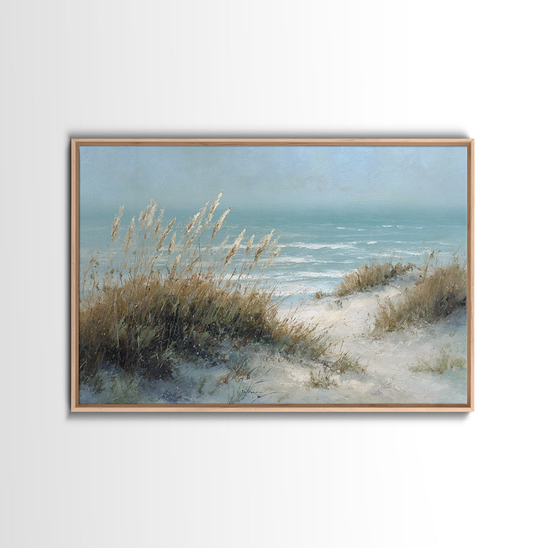 Sea Oats Swaying Canvas Print, Beach Art, Nautical Decor, Coastal Decor, Fine Art, Shore, Modern Decor, Fine Art Print, BEA-3x2-57