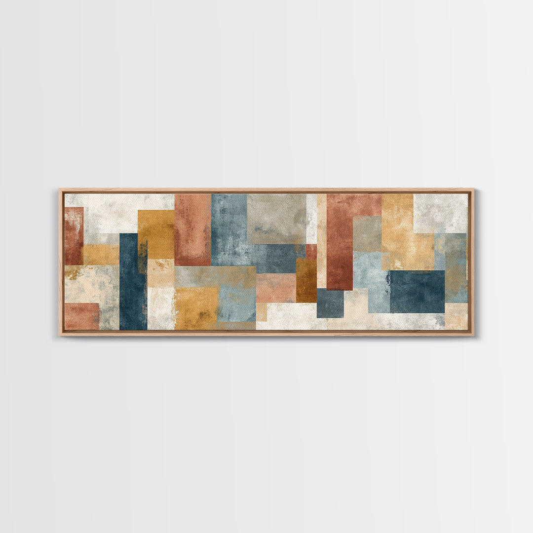Tribal Neutral Pattern Canvas Print, Boho Art, Modern Decor, Living Room Decor, Fine Art, Bohemian, Wall Decor, Prints, BOH-3x1-54