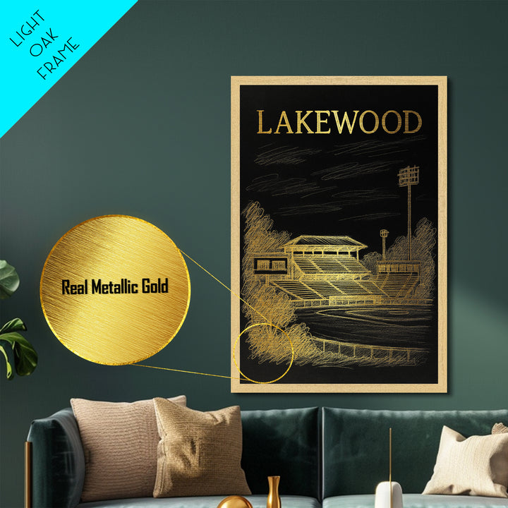 Lakewood Colorado art, Metallic Gold Art, Modern House Art, Metal Art, Wood Framed Art, Graduation Travel Gift, Travel Gift