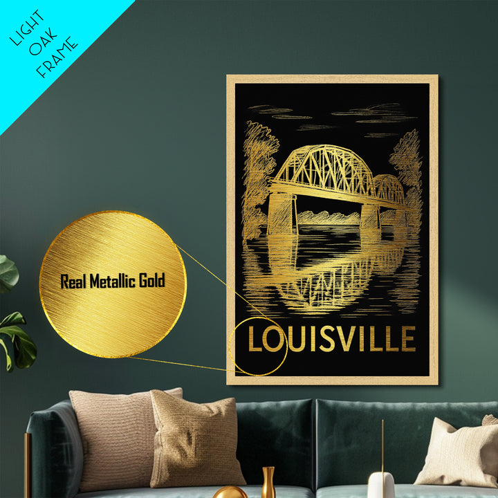 Lowell Massachusetts travel, Metallic Gold Print, Modern House Art, Metal Art, Wood Framed Art, Traveler Gift