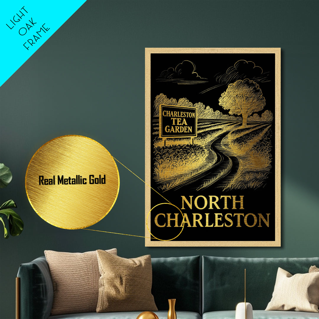 Oakland California travel, Metallic Gold Print, Modern House Art, Metal Art, Wood Framed Art, Traveler Gift, Destination Gift