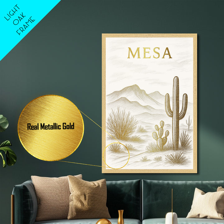 Meridian Idaho art, Metallic Gold Art, Modern House Art, Metal Art, Wood Framed Art, Graduation Travel Gift