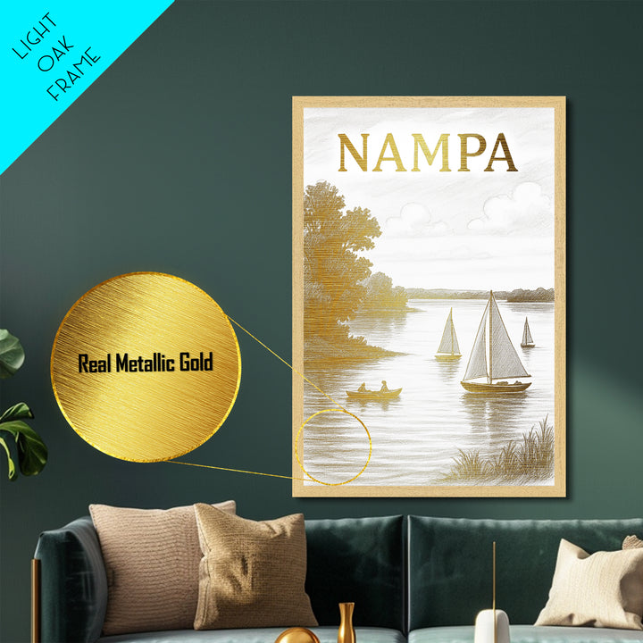 Murrieta California art, Metallic Gold Art, Travel Art Prints, Metal Art, Wood Framed Art, Adventure Lover Gift, Traveler Gift