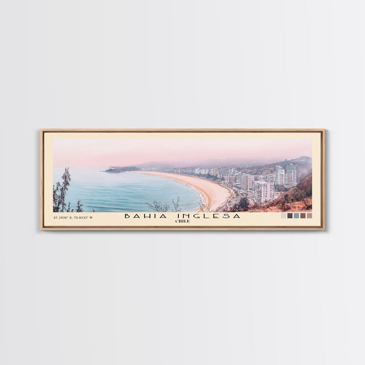 Bahia Inglesa, Chile Watercolor Print, Vacation Gift, Chile Wall Art, Vacation Wall Art, Vacatation Memories, Beach Decor, Beach Or Lakehouse Art