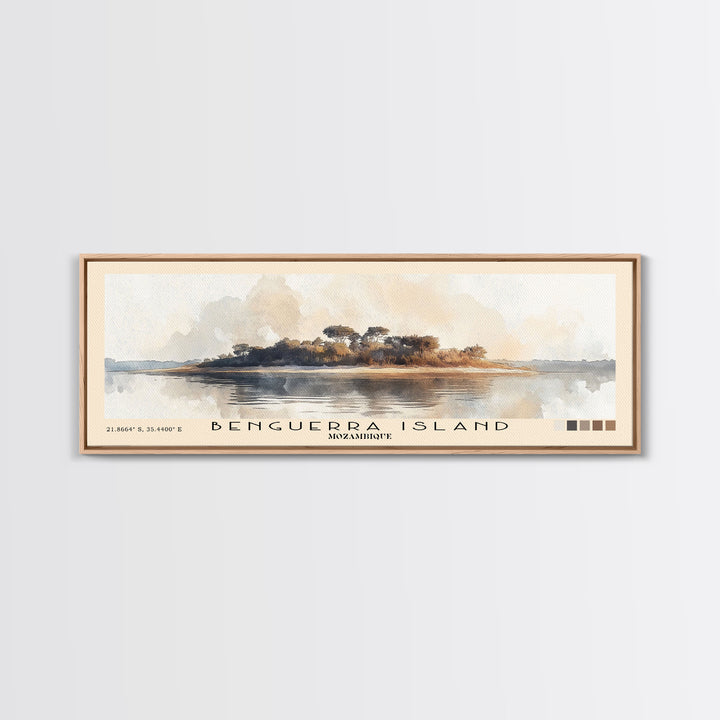 Benguerra Island, Mozambique Watercolor Print, Vacation Gift, Mozambique Wall Art, Vacation Wall Art, Vacatation Memories, Beach Decor, Beach Or Lakehouse Art