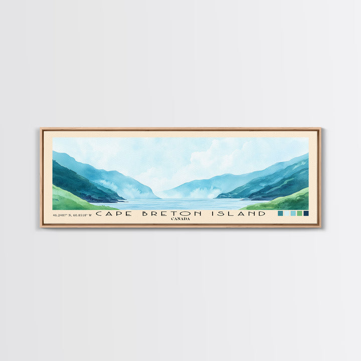 Cape Breton Island, Canada Watercolor Print, Vacation Gift, Canada Wall Art, Beach Painting, Beach Decor, Beach Or Lakehouse Art