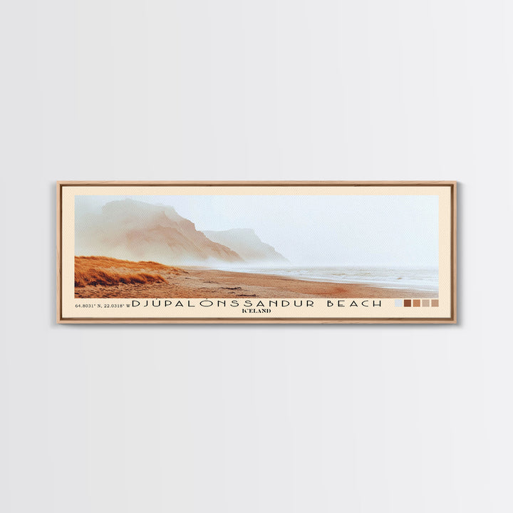 Djúpalónssandur Beach, Iceland Watercolor Print, Vacation Gift, Iceland Wall Art, Beach Painting, Beach Decor, Beach Or Lakehouse Art