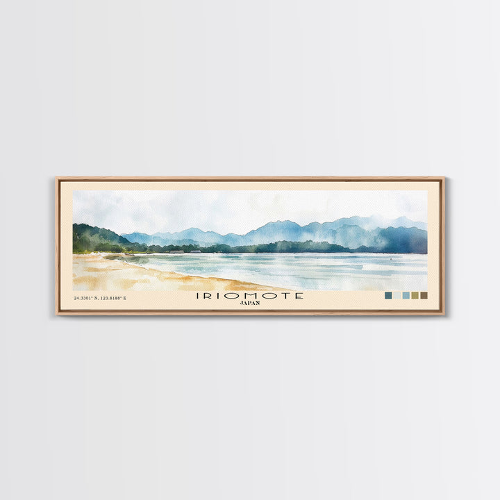 Iriomote, Japan Watercolor Print, Vacation Gift, Japan Wall Art, Vacation Wall Art, Vacatation Memories, Beach Decor, Beach Or Lakehouse Art