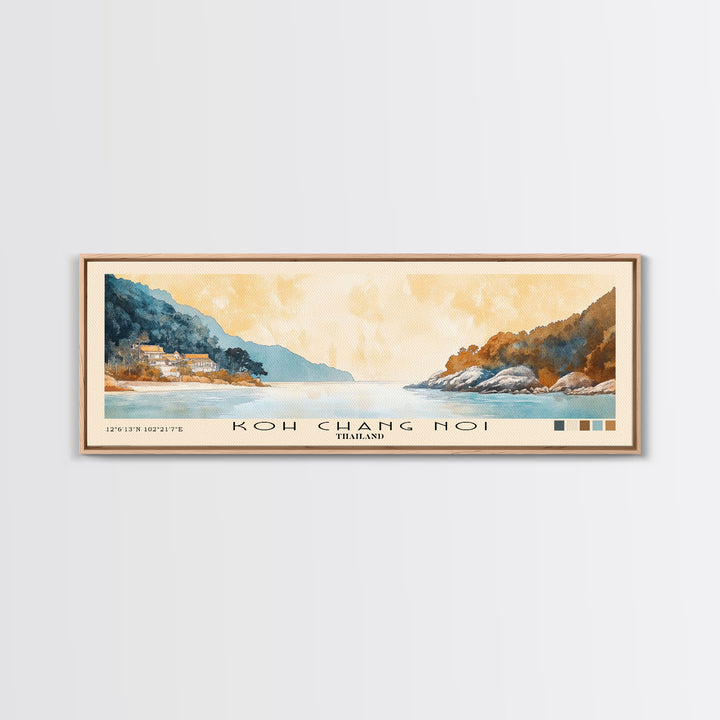 Koh Chang Noi, Thailand Watercolor Print, Vacation Gift, Thailand Wall Art, Beach Painting, Beach Decor, Beach Or Lakehouse Art