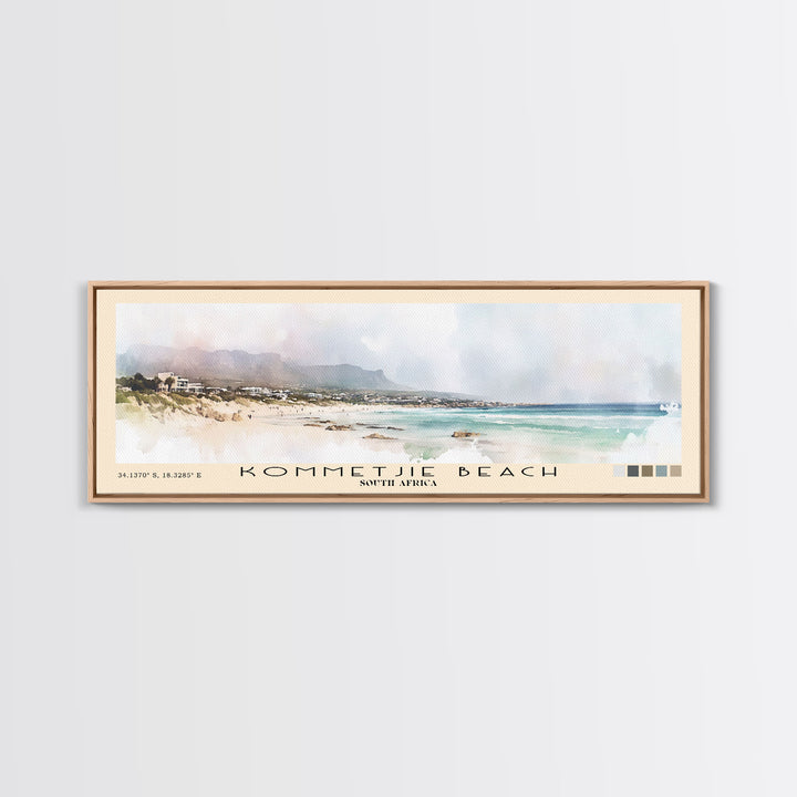 Kommetjie Beach, South Africa Watercolor Print, Vacation Gift, South Africa Wall Art, Vacation Wall Art, Vacatation Memories, Beach Decor, Beach Or Lakehouse Art