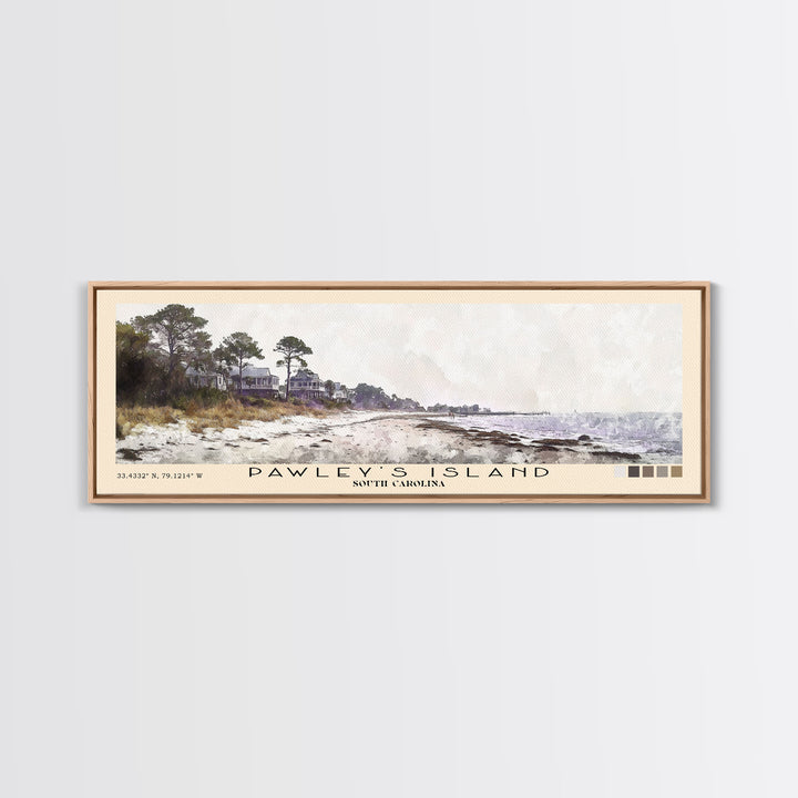 Pawley's Island, South Carolina Watercolor Print, Vacation Gift, South Carolina Wall Art, Beach Painting, Beach Decor, Beach Or Lakehouse Art