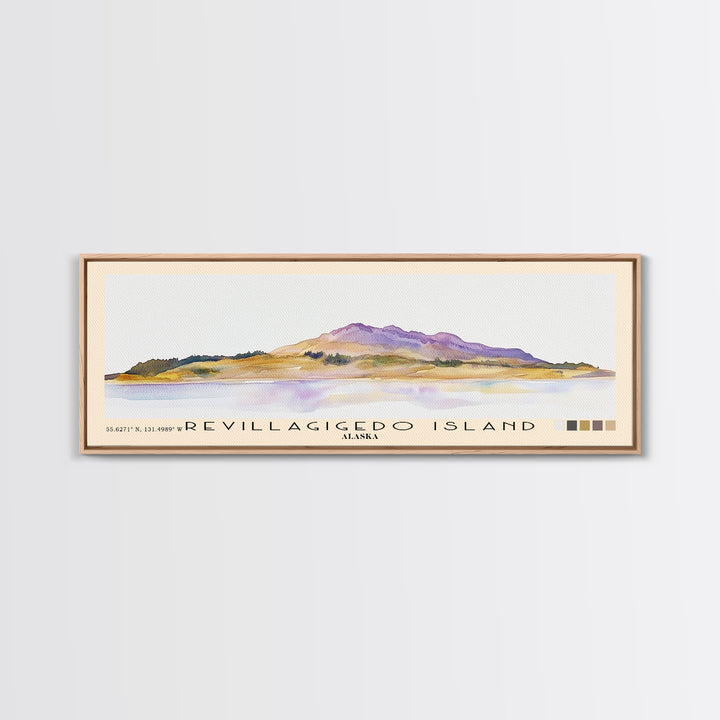 Revillagigedo Island, Alaska Watercolor Print, Vacation Gift, Alaska Wall Art, Vacation Wall Art, Vacatation Memories, Beach Decor, Beach Or Lakehouse Art