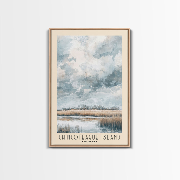 Chincoteague Island, Virginia Watercolor Print, Vacation Gift, Virginia Wall Art, Beach Painting, Beach Decor, Beach Or Lakehouse Art
