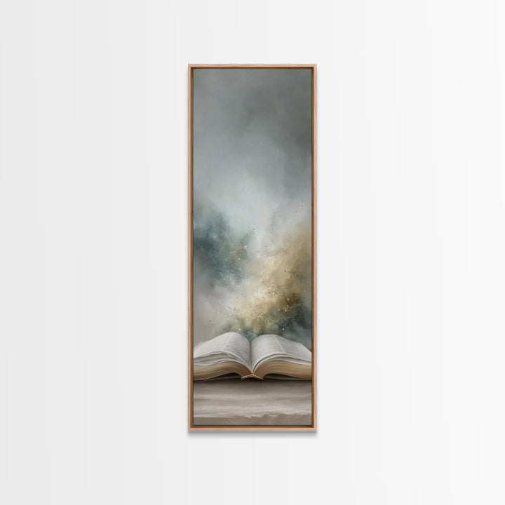 Light Of Revelation – Framed Canvas Print – Christian Wall Art – Christian Art Canvas – Narrow Art – Christian Christmas Art – Christian Gi