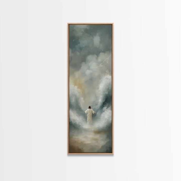 Rising Hope | Framed Canvas Print | Skinny Art | Christian Art Canvas | Jesus Painting | Christian Wall Art | Christmas Art