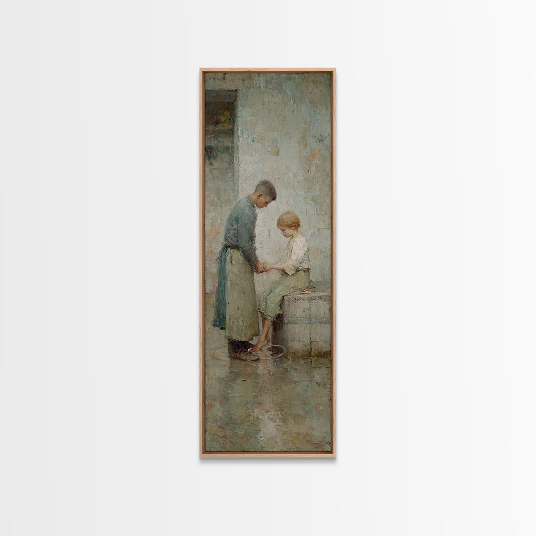 Compassionate Hands | Framed Canvas Print | Christian Art Canvas | Christian Gift Ideas | Christian Wall Art | Modern Christian Art | Narro
