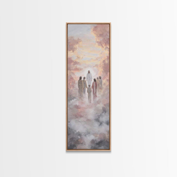 Celestial Disciples – Framed Canvas Print – Skinny Art – Christian Art Canvas – Christian Wall Art – Jesus Painting – Christian Christmas A