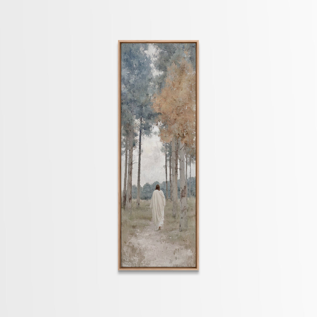 Morning Hope Way | Framed Canvas Print | Skinny Art | Christian Wall Art | Christian Painting | Christian Art Canvas | Christian Gift