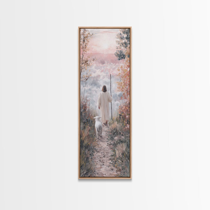 Morning Of Hope | Framed Canvas Print | Skinny Art | Christian Art Print | Jesus Canvas Art | Christian Painting | Christmas Wall Art
