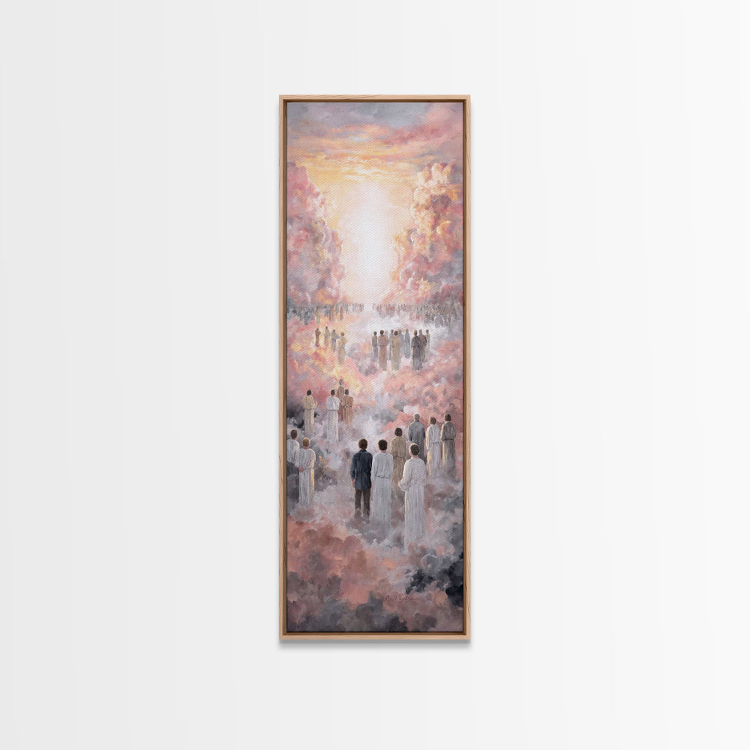 Path Of Glory – Framed Canvas Print – Narrow Art – Christian Art Print – Christian Wall Art – Christian Christmas Art – Jesus Painting – Ch