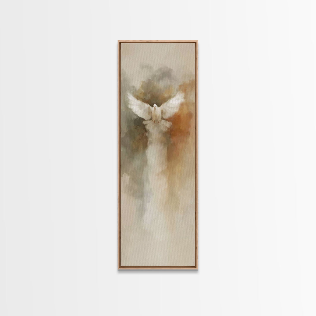 Spirit Of Glory – Framed Canvas Print – Christian Art Print – Christian Wall Art – Skinny Art – Christian Christmas Art – Christian Art Can