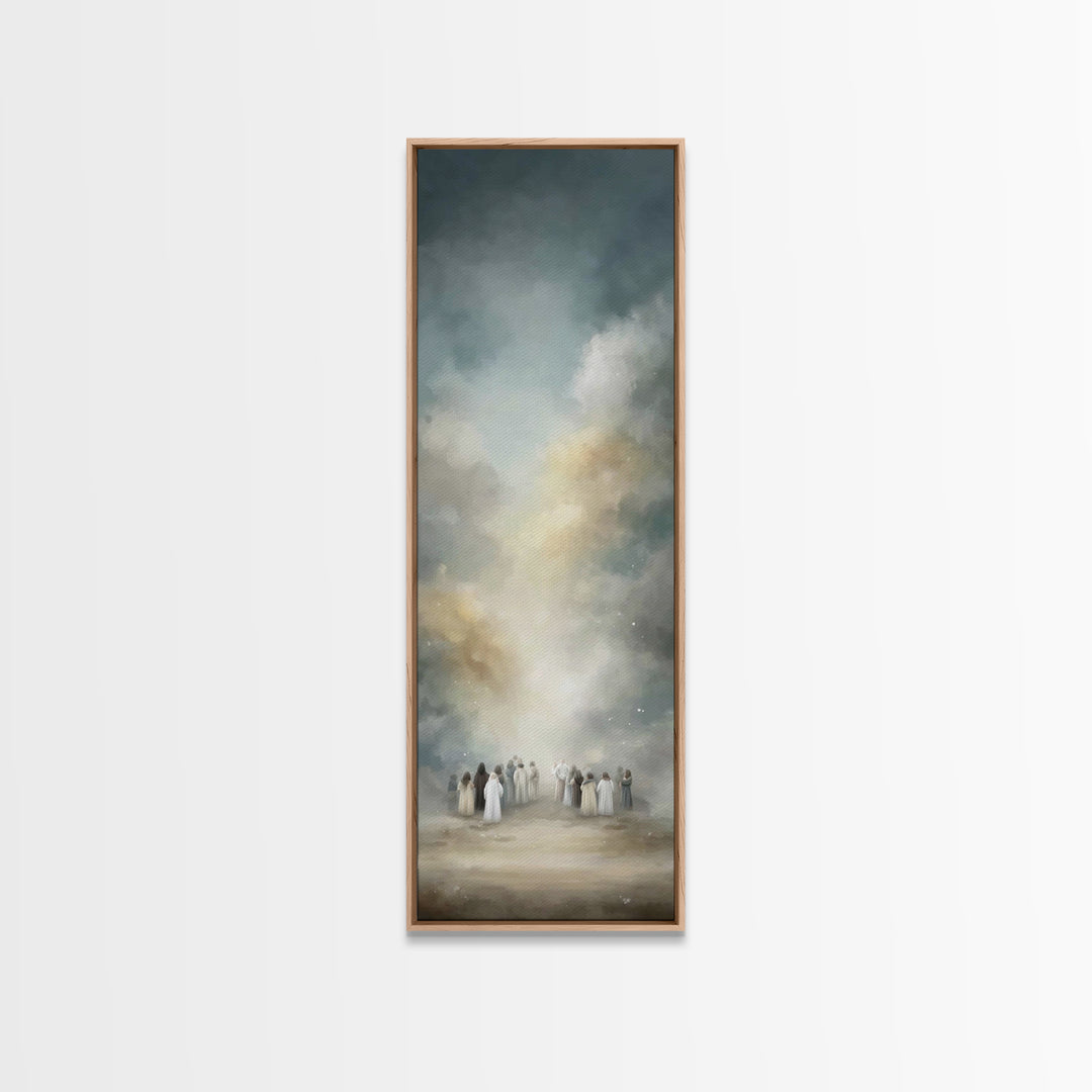 Rising Glory Vision – Framed Canvas Print – Skinny Art – Christian Art Canvas – Christian Art – Jesus Painting – Christian Wall Art – Chris