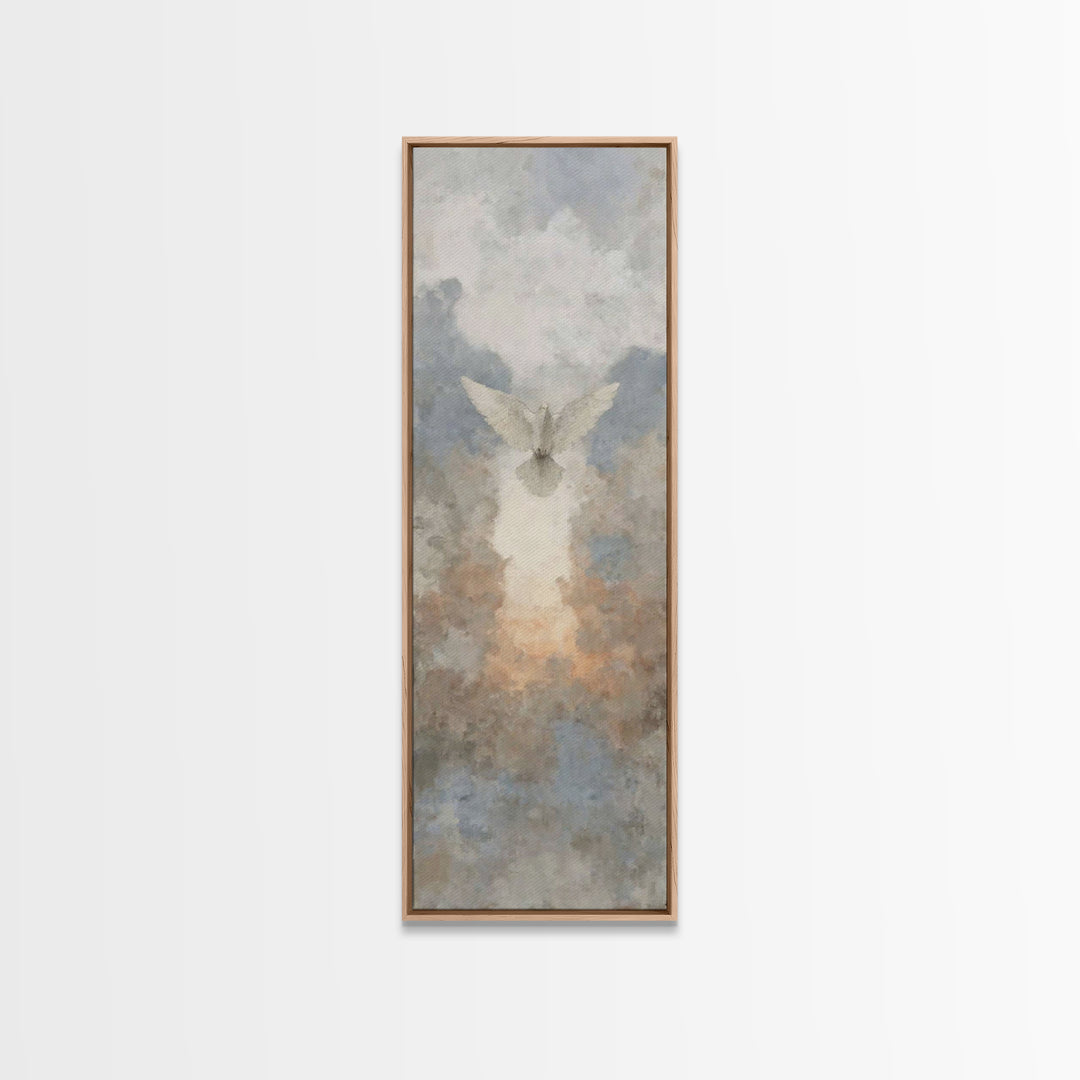 Ascending Grace | Framed Canvas Print | Christian Art Canvas | Jesus Painting | Christian Wall Art | Christmas Art | Christian Decor | Art