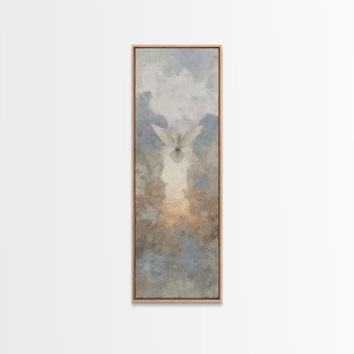 Ascending Grace | Framed Canvas Print | Christian Art Canvas | Jesus Painting | Christian Wall Art | Christmas Art | Christian Decor | Art