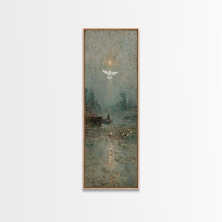 Glory Ascending – Framed Canvas Print – Christian Art Canvas – Christian Art – Christian Wall Art – Skinny Art – Christian Christmas Art