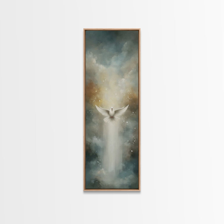 Radiance Of Peace – Framed Canvas Print – Christian Wall Art – Christian Art – Christian Art Canvas – Skinny Art – Christian Gift Ideas