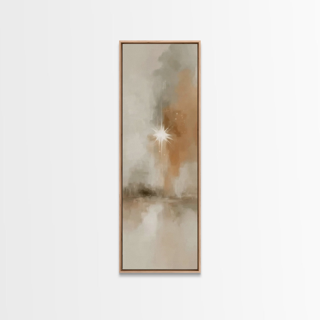Redeemer Of Hope – Framed Canvas Print – Tall Narrow Wall Art – Christian Art – Jesus Painting – Christian Art Canvas – Christian Wall Art