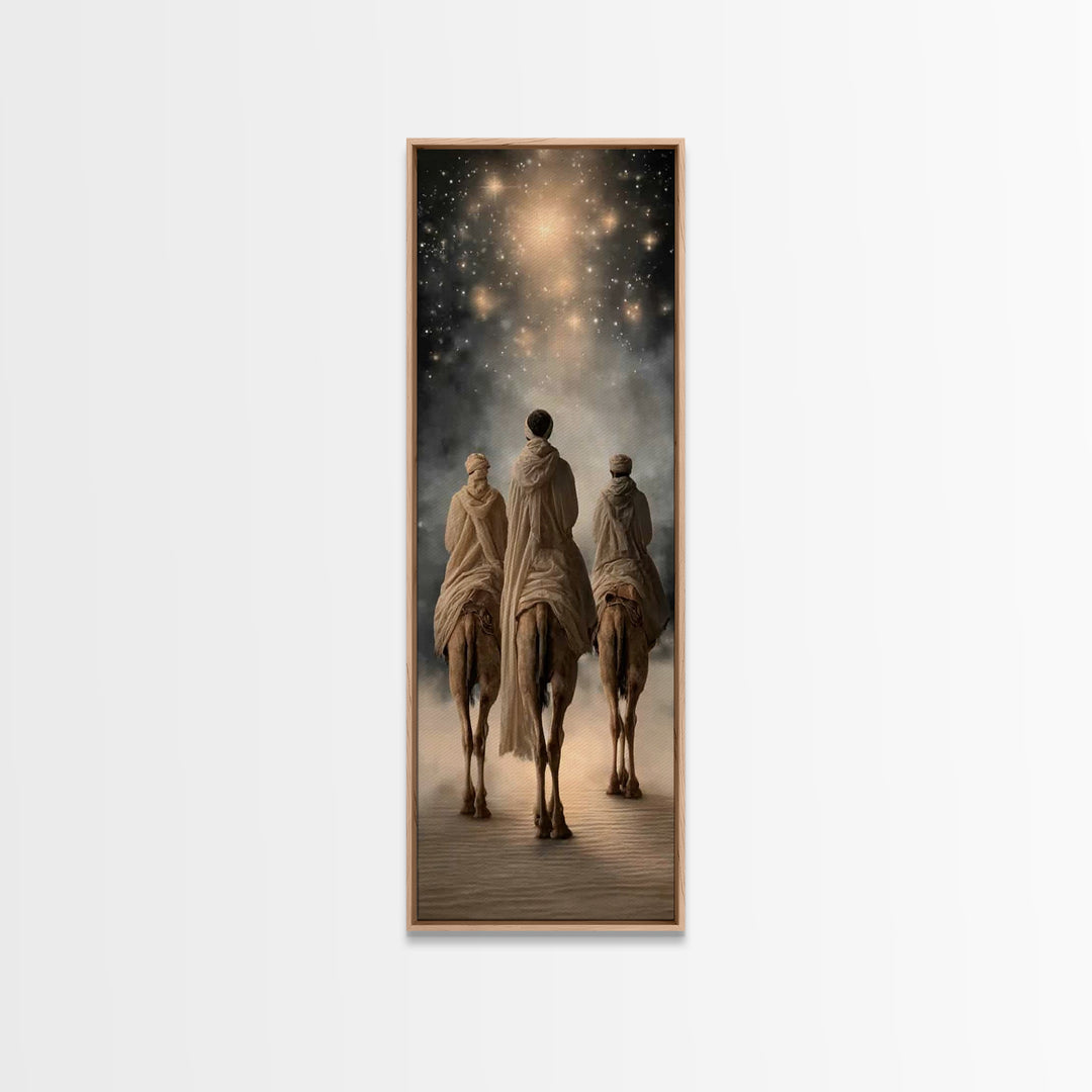 The Holy Ascent – Framed Canvas Print – Skinny Art – Christian Wall Art – Christian Christmas Art – Christian Painting – Christmas Art – Ch