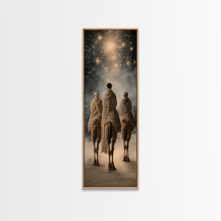 The Holy Ascent – Framed Canvas Print – Skinny Art – Christian Wall Art – Christian Christmas Art – Christian Painting – Christmas Art – Ch