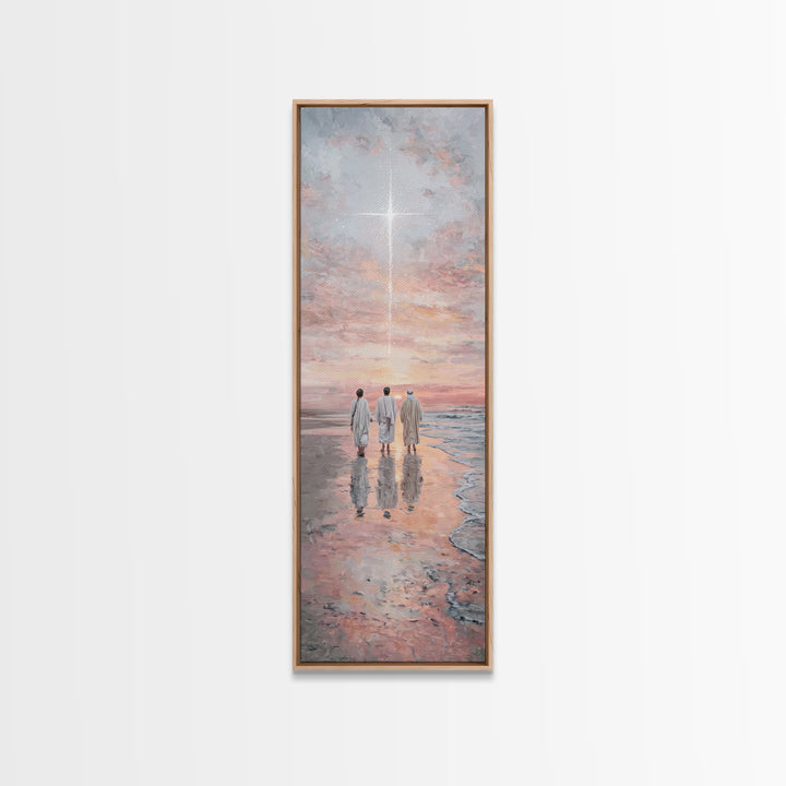 The Eastern Star – Framed Canvas Print – Tall Narrow Wall Art – Christian Art Canvas – Christian Art – Christmas Art – Christian Christmas
